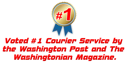 Voted Number 1 courier service by the washington post and washingtonian magazine.